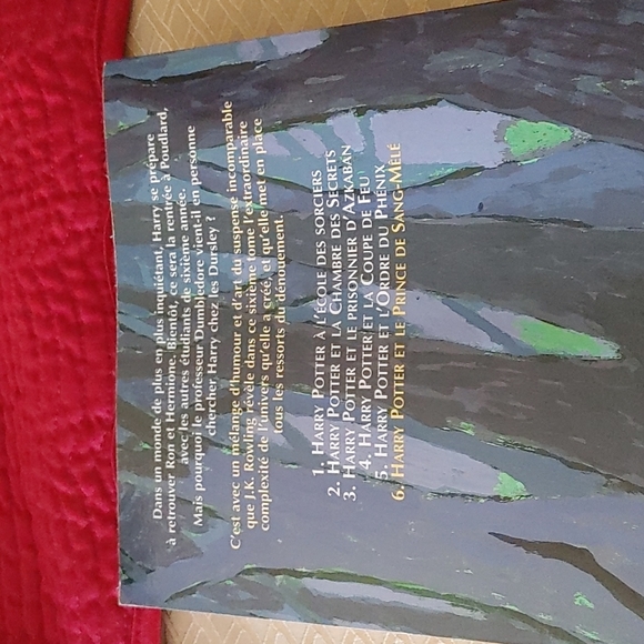 Harry Potter Tome 6 - Grand Format Harry Potter et le Prince de sang-Mele - Picture 6 of 6